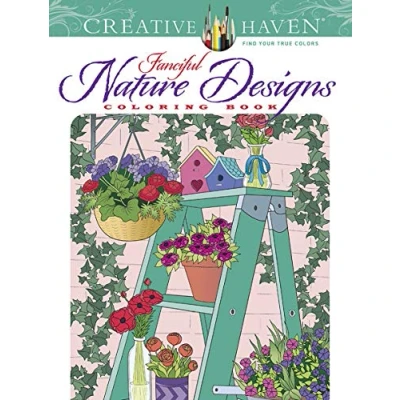 Abbildung von Creative Haven Fanciful Nature Designs Coloring Book (Adult Books: Nature)