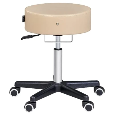 Abbildung von Master Massage Costco Rollhocker Drehhocker Arbeitshocker Praxishocker Kosmetikhocker Hocker Creme, Beige
