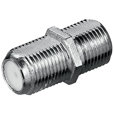 Abbildung von goobay Koax Kabelverbinder F Verbinder Kupfer (Bulk)