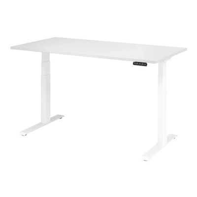 Abbildung von Hammerbacher Schreibtisch XDKB16 Weiß/Weiß
