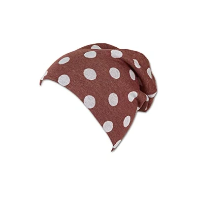 Abbildung von Sterntaler Baby Mädchen Slouch Beanie Punkte Mütze, Hellrot, 53