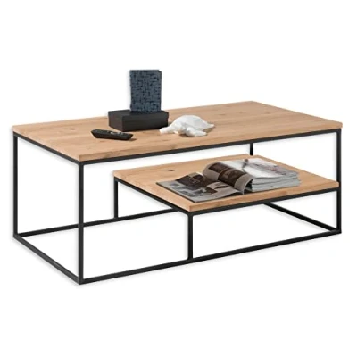 Abbildung von Home affaire Couchtisch &quot;Thore 2&quot;, Eiche Massiv, Tisch FSC Zertifiziert