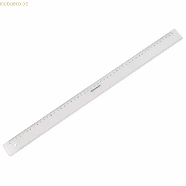 Abbildung von Soennecken Lineal 1826 50cm Kunststoff transparent
