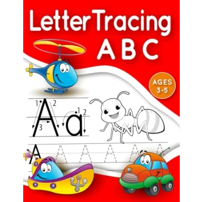 Abbildung von letter tracing book for kids ages 3 5: Trace letters alphabet handwriting practice workbook kindergarten / Big and coloring ... preschoolers learn to write