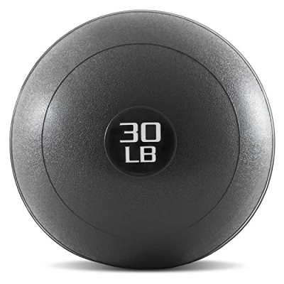 Abbildung von ProsourceFit Slam Medicine Balls 5, 10, 15, 20, 25, 30, 50lbs Smooth and Tread Textured Grip Dead Weight for Strength Conditioning Exercises, Cardio Core Workouts