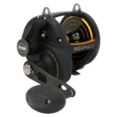Abbildung von Penn Squall II Lever Drag Rolle RH 60LD Multirolle