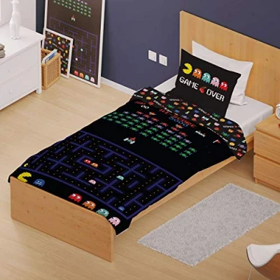 Abbildung von Retro Games Bettwäsche Set für Einzelbett/Doppelbett, wendbar, mehrfarbig, Single Duvet