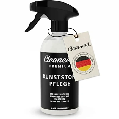 Abbildung von Cleaneed Premium Kunststoffpflege Kunststoffpflegemittel (Matt, Made in Germany), Farbauffrischung, UV Schutz, Lange Haltbarkeit, Einfacher Auftrag
