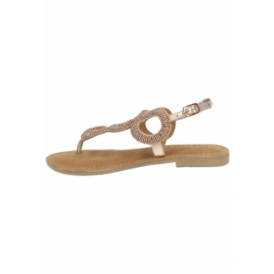 Abbildung von Lazamani Zehentrenner, Damen, Größe: 37, Peach Schuhe