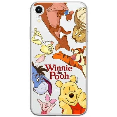 Abbildung von ERT GROUP Handyhülle für iPhone XR Original und offiziell Lizenziertes Disney Muster Winnie The Pooh &amp; Friends 046 optimal an die Form des Handy angepasst, teilweise transparent