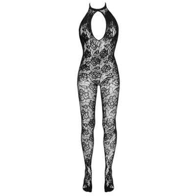 Abbildung von Fantasy Von Cottelli Collection Spitzen Catsuit Schwarz