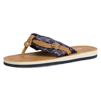 Abbildung von Tamaris AVRIL Zehentrenner, Sommerschuh, Schlappen mit schönem Logo Print