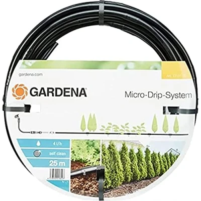 Abbildung von Gardena Erweiterung Tropfrohr für Pflanzreihen oberirdisch 13 mm (1/2 Zoll): Micro Drip System Verlängerung 25 m Start Sets (13131 20)