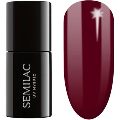 Abbildung von Semilac UV Nagellack Hybrid 404 Black Beans Muffin 7ml Kollektion Tastes of Fall