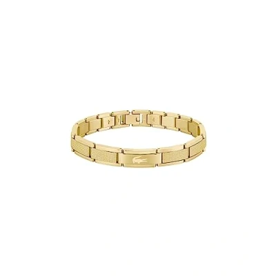 Abbildung von Lacoste Stencil Armband goldcoloured, Herren, Größe: One Size, Gold coloured