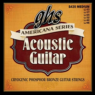 Abbildung von GHS Americana Series S435 Acoustic Guitar String Set, Phosphor Bronze, Light, .013 .056