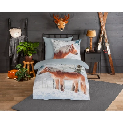 Abbildung von good morning Kinderbettwäsche &quot;Scarlet&quot;, (2 tlg.), 100% Baumwolle/ Flanell (Biber)