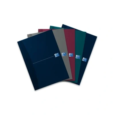 Abbildung von Oxford gebundenes Buch A4, liniert, 192 Seiten, 4 Farben, 5 Stück