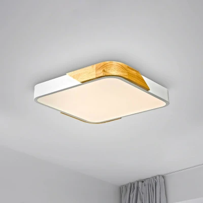 Abbildung von LED Deckenleuchte BILA, 1xLED Board/24Watt, 3000K, quadratisch, Weiss