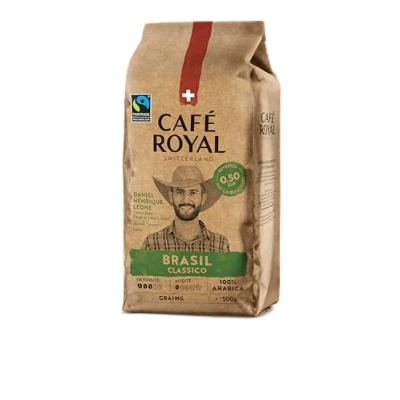 Abbildung von Café Royal Brasil Crema Classico Kaffeebohnen 500G Fairtrade zertifiziert