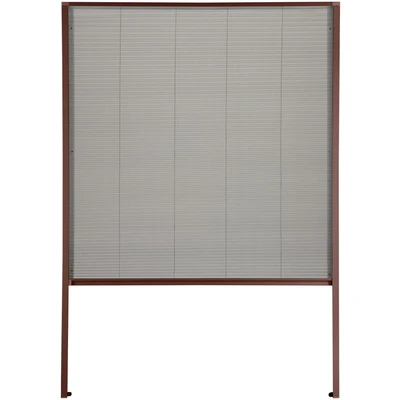 Abbildung von hecht international Insektenschutzrollo &quot;für Dachfenster&quot;, transparent, braun/anthrazit, BxH: 110x160 cm