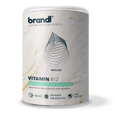Abbildung von brandl® Vitamin B12 Kapseln hochdosiert 3 Aktivformen B 12 Vegan &amp; extern laborgeprüft 120 St