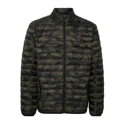 Abbildung von Indicode Jeans Iddavith Übergangsjacke, Herren, Größe: Large, Dired camouflage