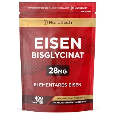 Abbildung von Horbaach sanftes Eisenbisglycinat Tabletten