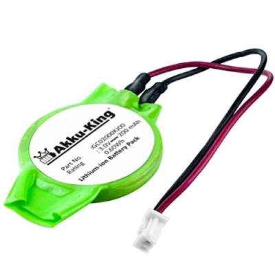 Abbildung von Akku King Backup/CMOS Knopfzelle kompatibel mit Dell Alienware MX18, Inspiron 9100, XPS M1720 ersetzt GC02000KJ00 Li Ion 200mAh