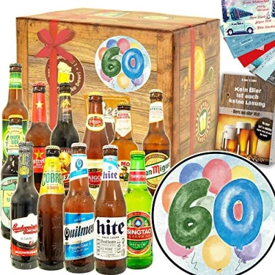 Abbildung von 60. Geburtstag/Geschenke zum 50 Geburtstag/Bier Paket Welt