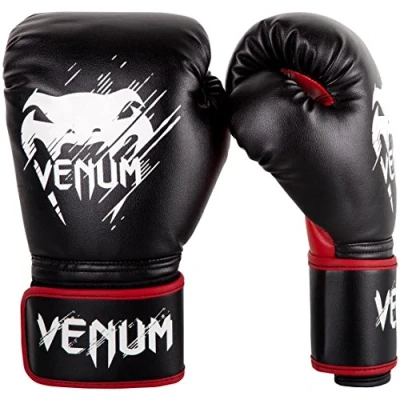 Abbildung von Venum, Contender Kinder Boxhandschuhe, Unisex Kinder, 4 Oz, Schwarz/Rot