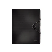 Abbildung von Leitz 45701095 Solid Ordnungsmappe PP A4, 12 Fächer, schwarz