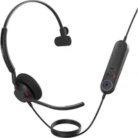 Abbildung von Jabra Engage 40 kabelgebundenes Mono Headset mit Inline Anrufsteuerung, geräuschunterdrückender 2 Mic Technologie und USB C Kabel MS Teams Zertifiziert, Allen Plattformen kompatibel schwarz