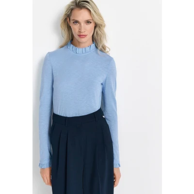 Abbildung von Rich &amp; Royal Langarmshirt, Damen, Größe: 36, Ocean blue