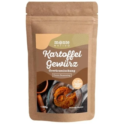Abbildung von Kartoffelgewürz Monte Nativo (250g) Pommes Gewürz Schonend getrocknete Gewürzmischung ideal zum Kochen und Braten Aromatisches leckeres