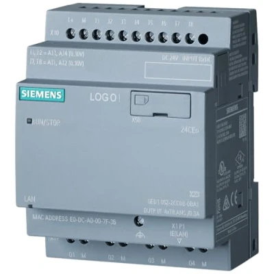 Abbildung von LOGO! 24CEo, Logikmodul, ohne Display, SV/E/A: 24V