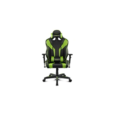 Abbildung von DRIFT Gaming DR111BG Stuhl, Kunstleder, grün, 65 x 52 129 135cm