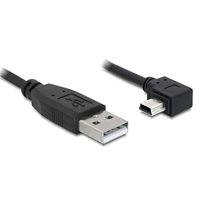 Abbildung von DeLOCK 82682, 2 m, USB A, Mini B, Männlich/Männlich, 480 Mbit/s, Schwarz