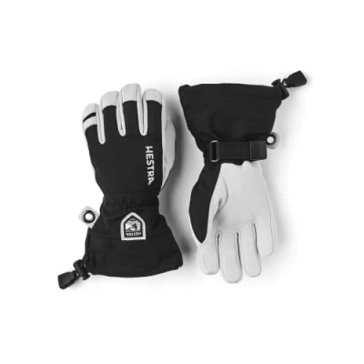 Abbildung von Hestra Army Leather Heli Ski Handschuhe, Schwarz, 4
