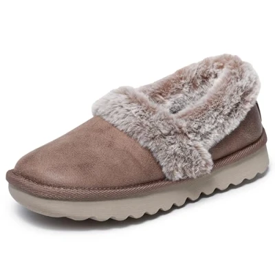 Abbildung von Skechers Damen Cozy Up Hausschuh, Taupe, 39 EU