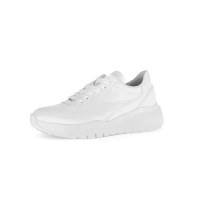 Abbildung von Gabor Damen Low Top Sneaker, Frauen Halbschuhe,schnürschuhe,schnürer,straßenschuhe,Strassenschuhe,Sportschuhe,Weiss,38 EU / 5 UK
