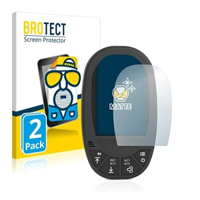 Abbildung von BROTECT Entspiegelungs Schutzfolie für Flymaster GPS LS (2 Stück) Matte Displayschutz Folie, Anti Reflex, Fingerprint
