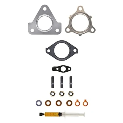 Abbildung von AJUSA JTC12112 Montagesatz, Lader with studs, syringe oil mit Dichtungen FIAT: Fullback Pickup, MITSUBISHI: L200 / Triton V Pickup