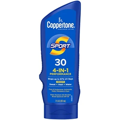 Abbildung von Coppertone SPORT Sunscreen Lotion Broad Spectrum SPF 30 (7 Fluid Ounce)