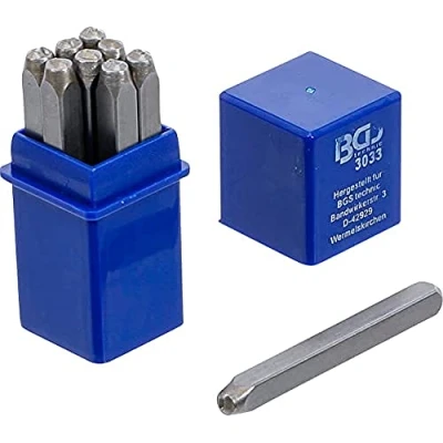 Abbildung von BGS 3033 Einschlagzahlen 3 mm DIN 1451 Schlag Zahlen / Schlagstempel