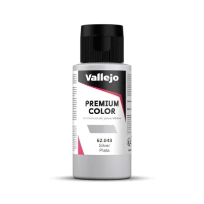 Abbildung von Vallejo Premium Farbe, 60 ml silber