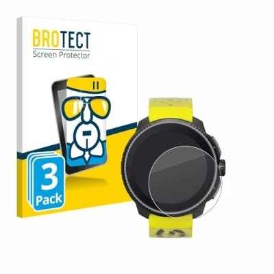 Abbildung von BROTECT Schutzglas für Suunto Race (3 Stück) Schutzfolie Panzer Folie Glas [Extrem Kratzfest 9H, Anti Fingerprint, Ultra Transparent]