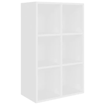 Abbildung von vidaXL Bücherregal Sideboard Standregal Büroregal Weiß 66x30x97,8 cm Holzwerkstoff