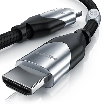 Abbildung von CSL 3m HDMI Kabel 2.0b Ultra HD 4K 60Hz Gbit s neuester Standard Ethernet High Speed 2.0 3D Arc CEC HDCP HDR 3 fach geschirmt Platin Edition