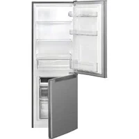 Abbildung von Bomann Kühlschrank mit Gefrierfach 143cm hoch Kühl Gefrierkombination 173L 3 Ablagen &amp; Schubladen Türanschlag wechselbar leise Kühlgefrierkombi 40db KG 7359 inox